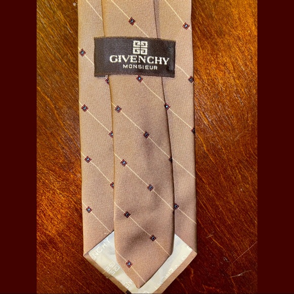 Givenchy Other - Authentic GIVENCHY logo silk tie Mens designer couture necktie